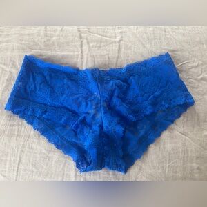 Hanky Panky Women's Lace Panties in Bold Blue